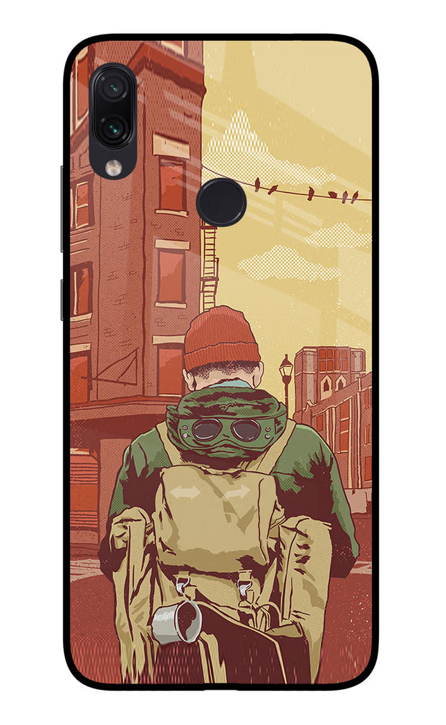 Adventurous Redmi Note 7/7S/7 Pro Glass Case Back Cover by Casekaro