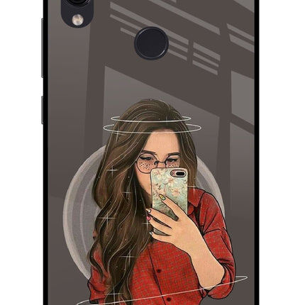 Selfie Queen Redmi Note 7/7S/7 Pro Glass Case Back Cover by Casekaro