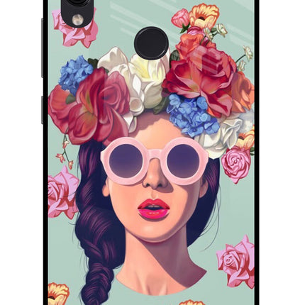 Pretty Girl Redmi Note 7/7S/7 Pro Glass Case Back Cover by Casekaro