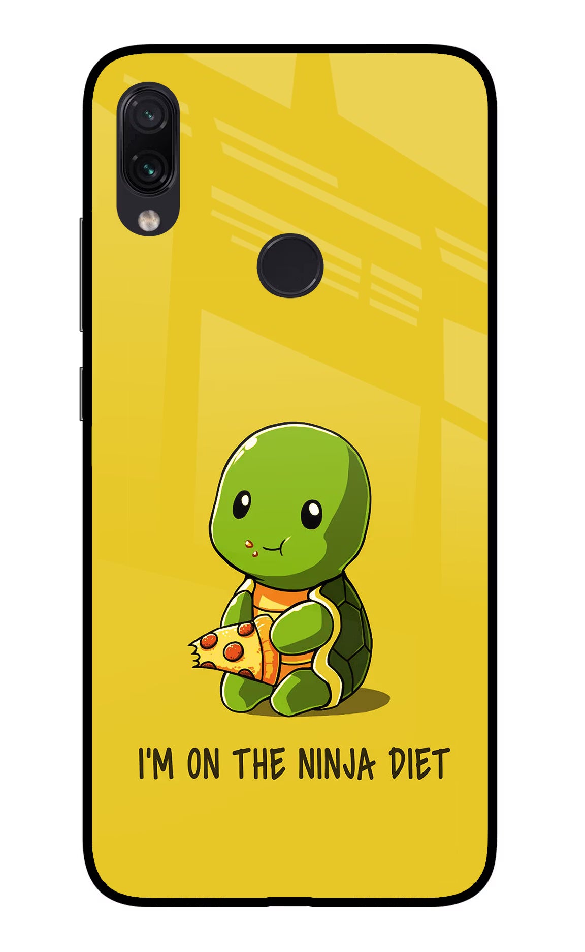 I'm on Ninja Diet Redmi Note 7/7S/7 Pro Glass Case
