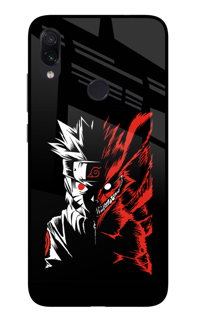 Naruto Two Face Redmi Note 7/7S/7 Pro Glass Case Back Cover by Casekaro