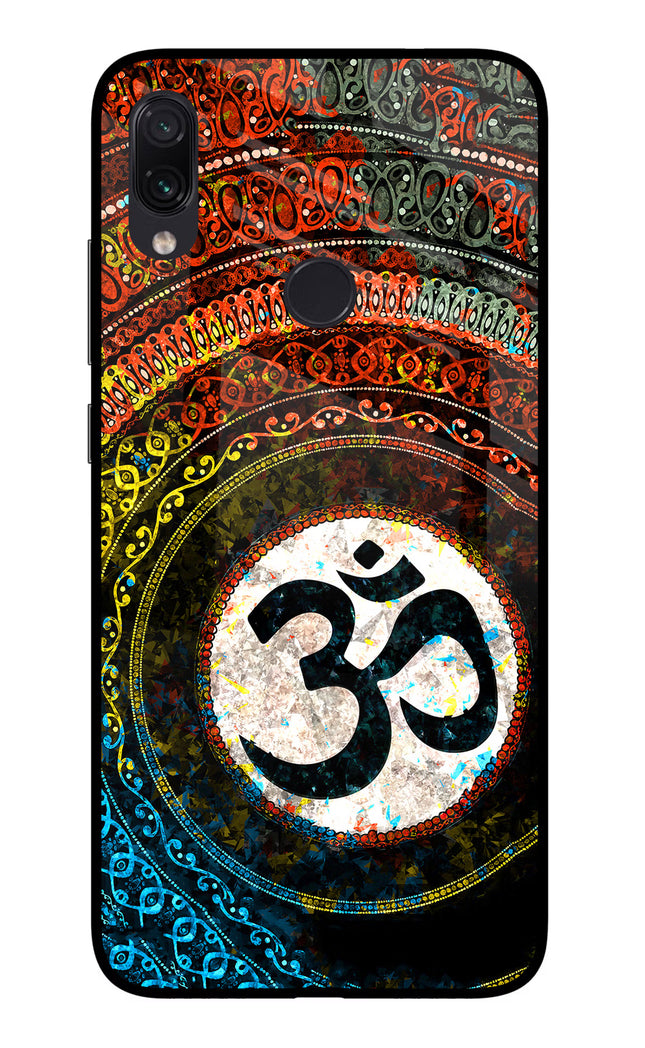 Om Cultural Redmi Note 7/7S/7 Pro Glass Case Back Cover by Casekaro