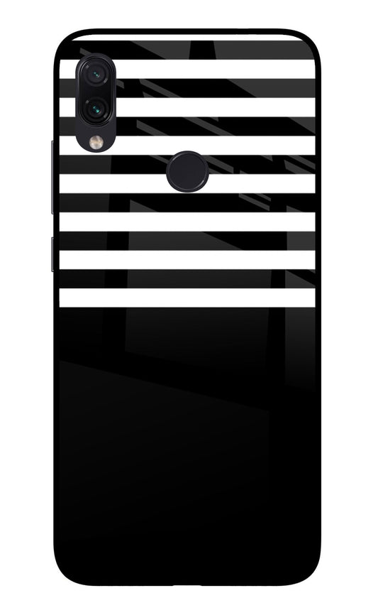 Black and White Print Redmi Note 7/7S/7 Pro Glass Case