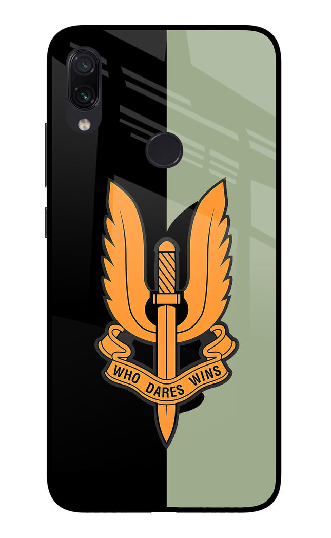 Balidan Logo Redmi Note 7/7S/7 Pro Glass Case Back Cover by Casekaro