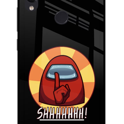 Among Us Shhh! Redmi Note 7/7S/7 Pro Glass Case Back Cover by Casekaro