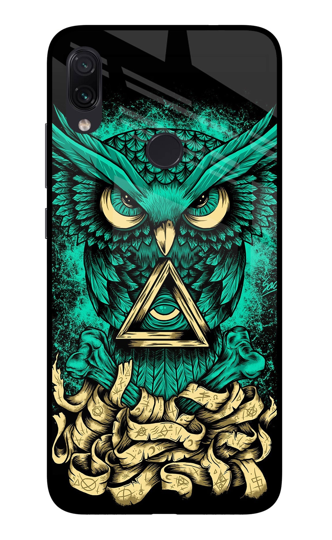 Green Owl Redmi Note 7/7S/7 Pro Back Cover