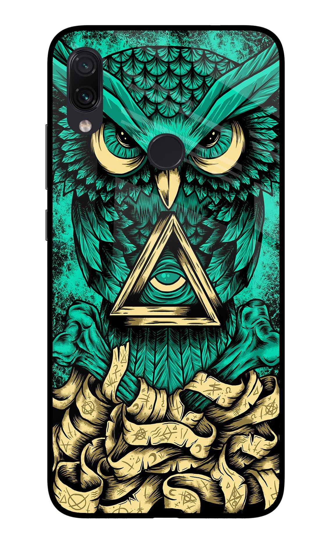 Green Owl Redmi Note 7/7S/7 Pro Back Cover