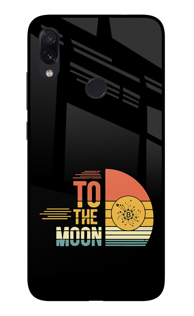 To the Moon Redmi Note 7/7S/7 Pro Glass Case Back Cover by Casekaro