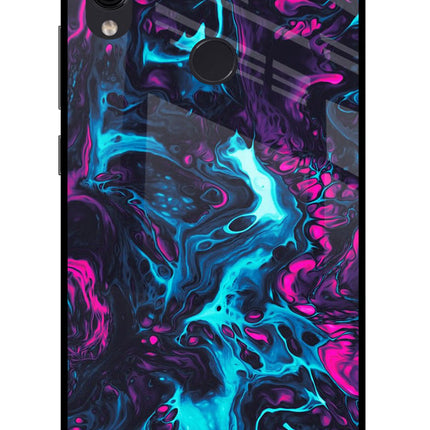 Abstract Redmi Note 7/7S/7 Pro Glass Case Back Cover by Casekaro