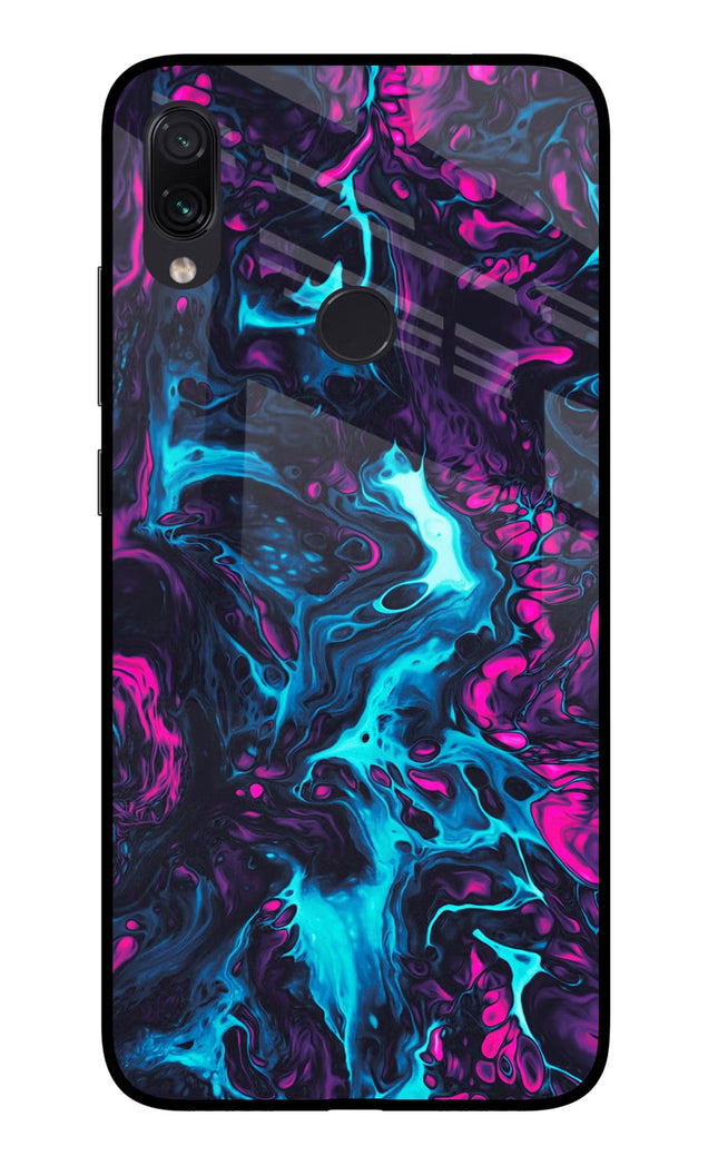 Abstract Redmi Note 7/7S/7 Pro Glass Case Back Cover by Casekaro