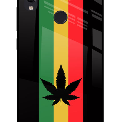 Weed Flag Redmi Note 7/7S/7 Pro Glass Case Back Cover by Casekaro