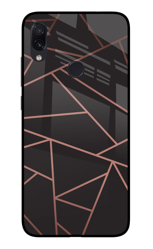 Geometric Pattern Redmi Note 7/7S/7 Pro Glass Case