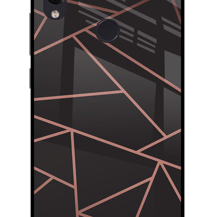 Geometric Pattern Redmi Note 7/7S/7 Pro Glass Case Back Cover by Casekaro