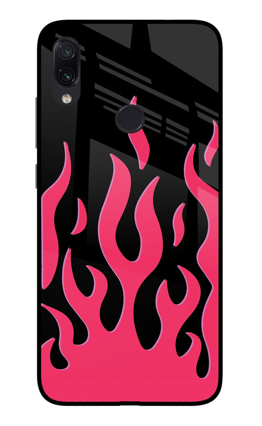 Fire Flames Redmi Note 7/7S/7 Pro Glass Case