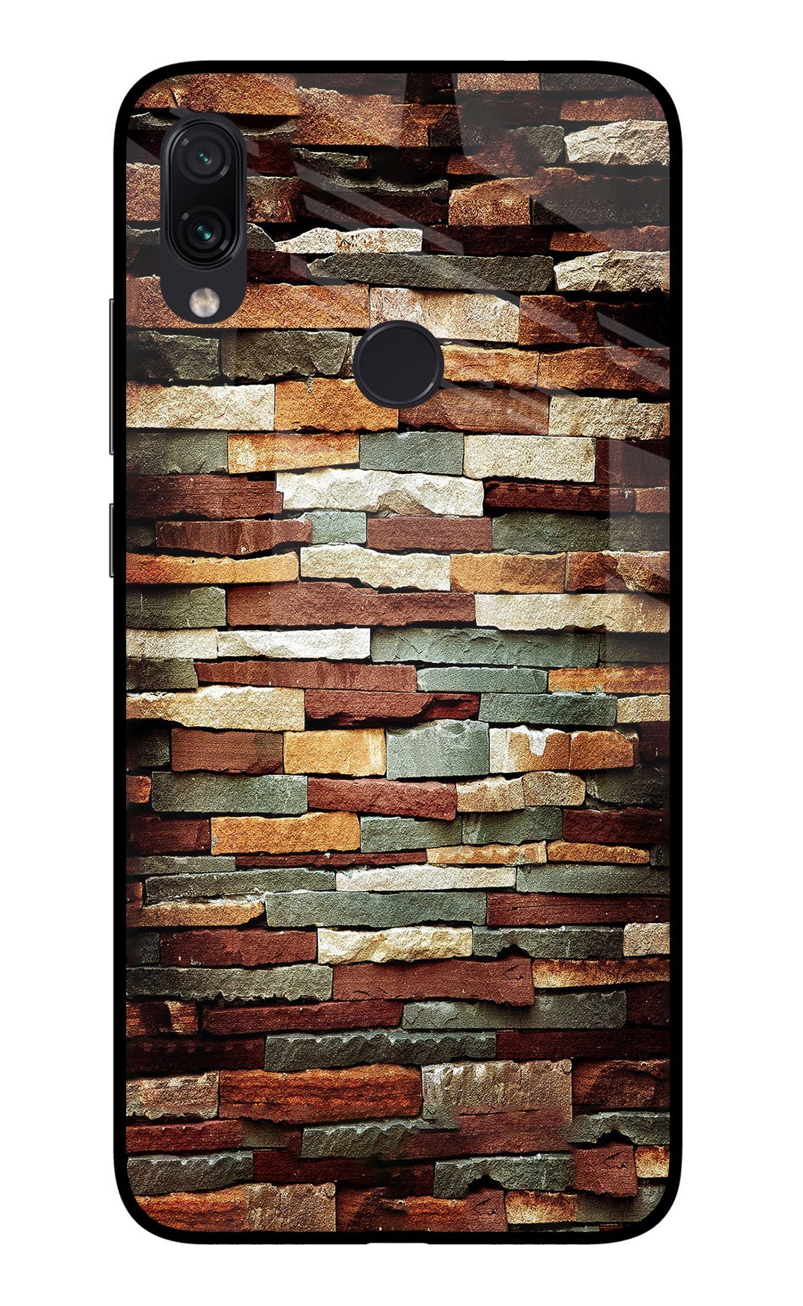 Bricks Pattern Redmi Note 7/7S/7 Pro Glass Case