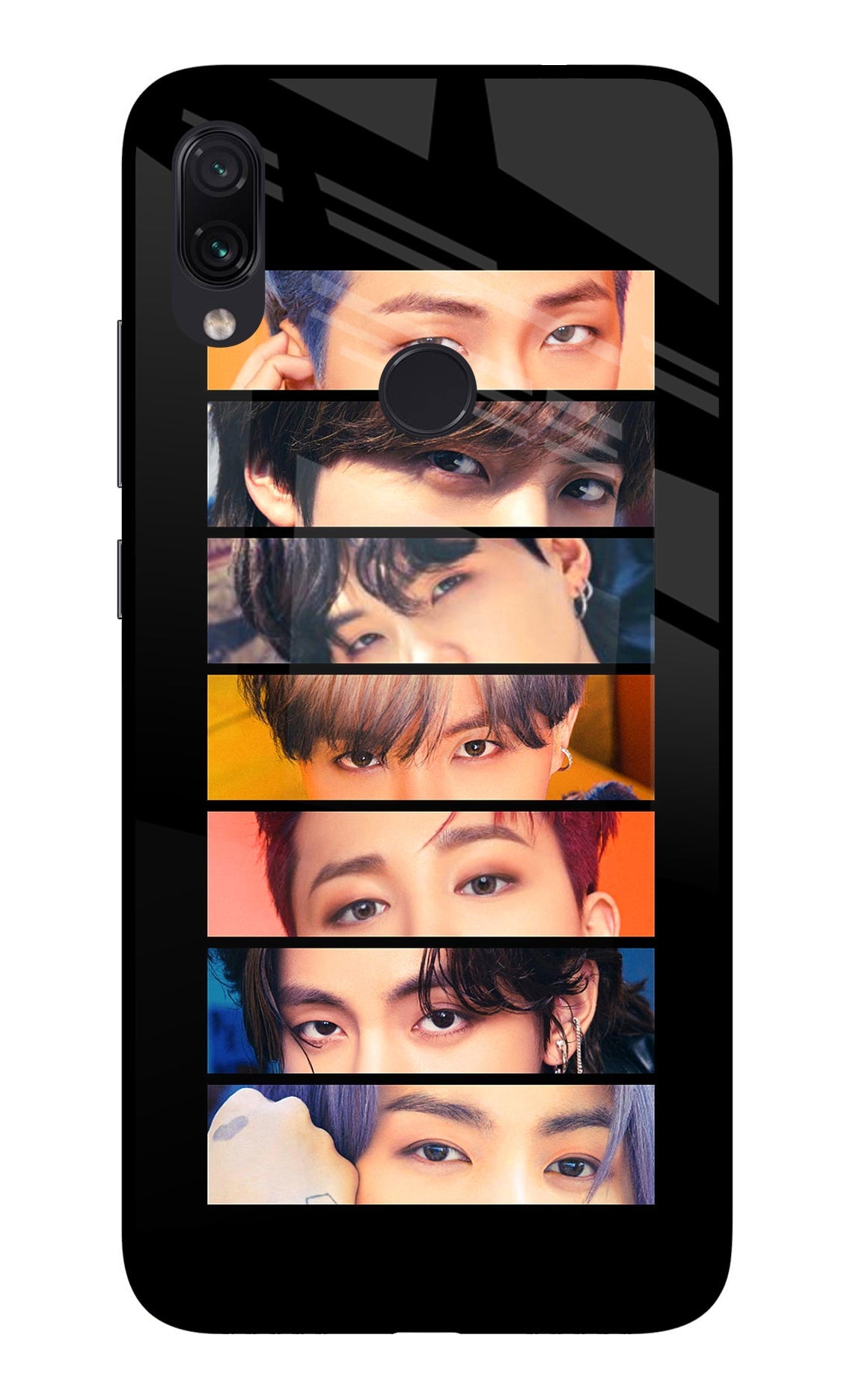 BTS Eyes Redmi Note 7/7S/7 Pro Glass Case