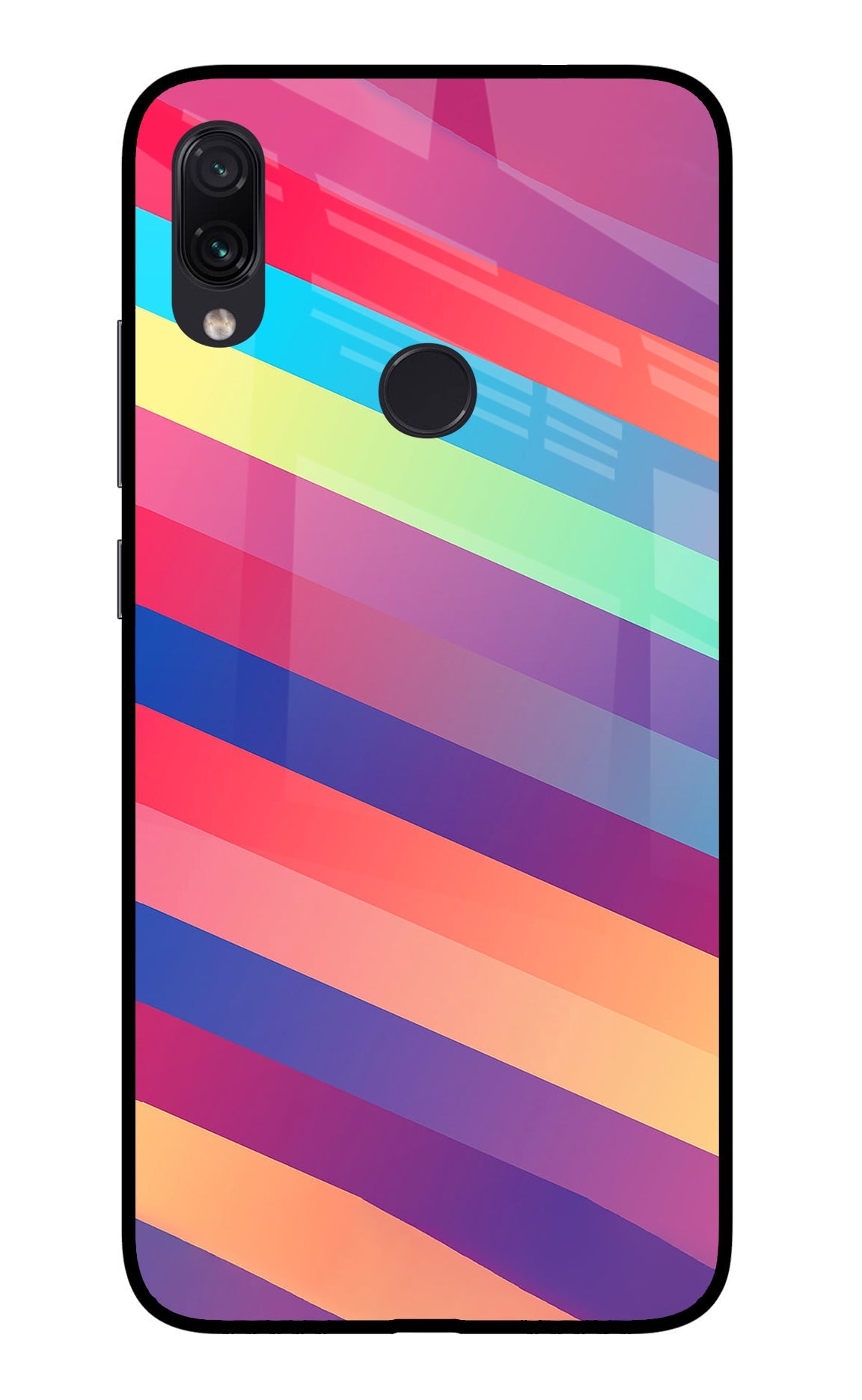 Stripes color Redmi Note 7/7S/7 Pro Back Cover