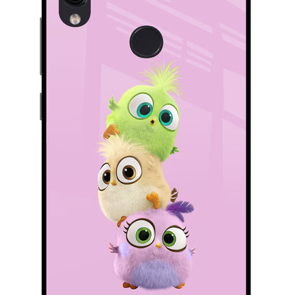 Cute Little Birds Redmi Note 7/7S/7 Pro Glass Case Back Cover by Casekaro
