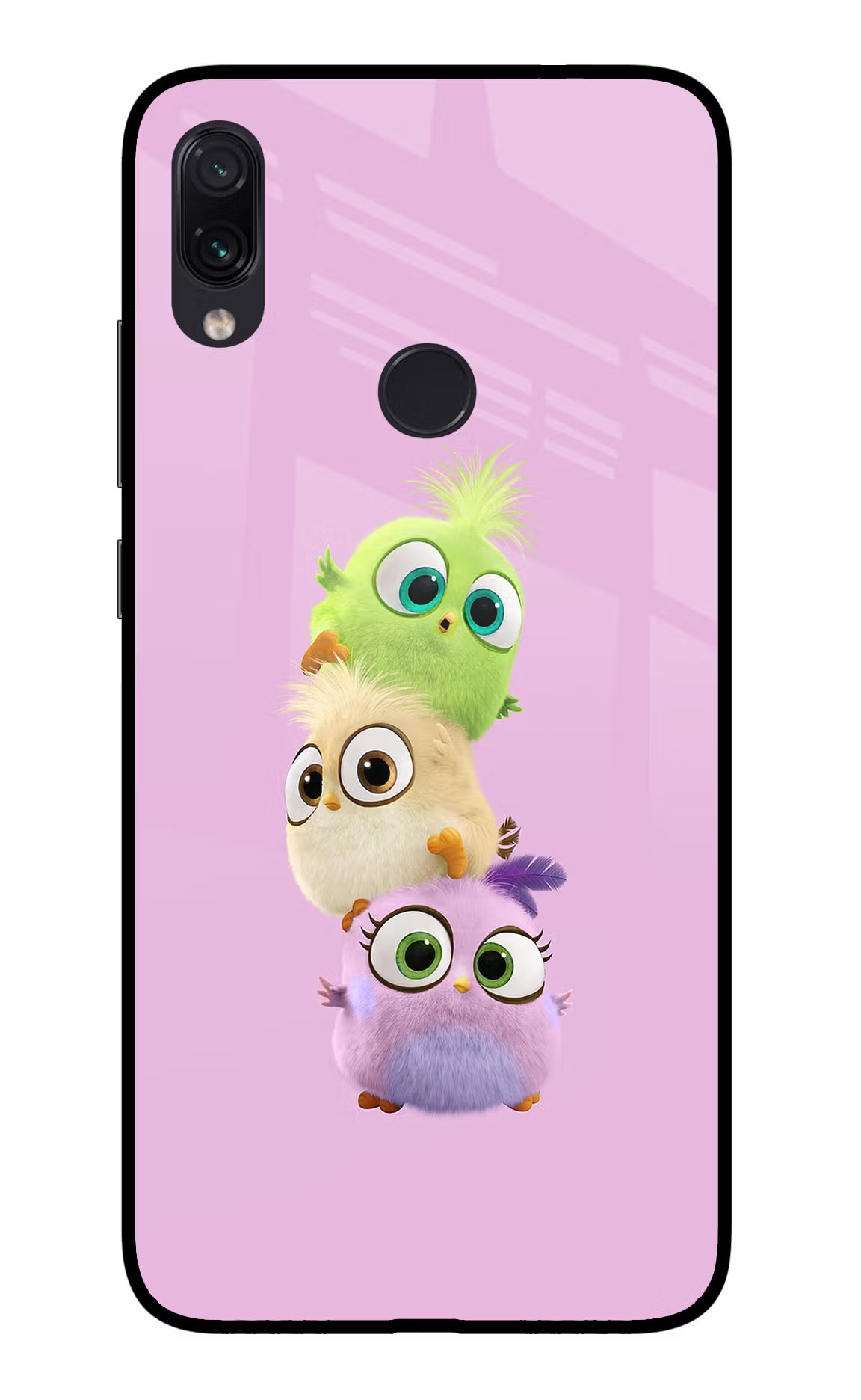 Cute Little Birds Redmi Note 7/7S/7 Pro Glass Case Back Cover by Casekaro