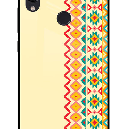 Ethnic Seamless Redmi Note 7/7S/7 Pro Glass Case Back Cover by Casekaro