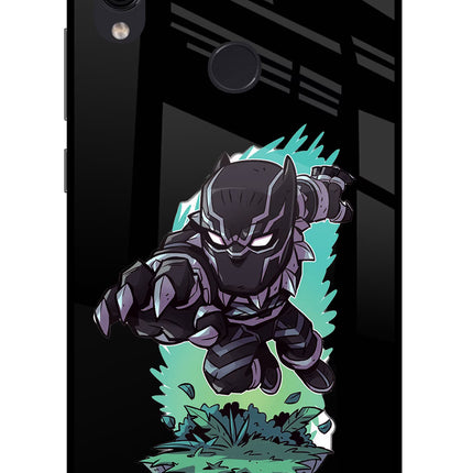 Black Panther Redmi Note 7/7S/7 Pro Glass Case Back Cover by Casekaro