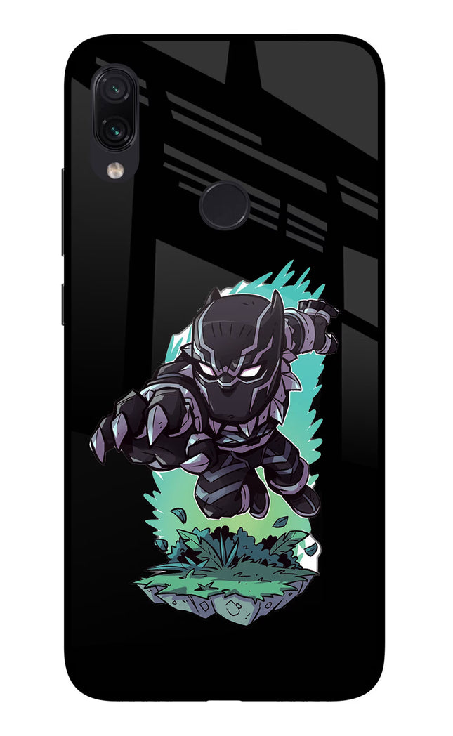 Black Panther Redmi Note 7/7S/7 Pro Glass Case Back Cover by Casekaro