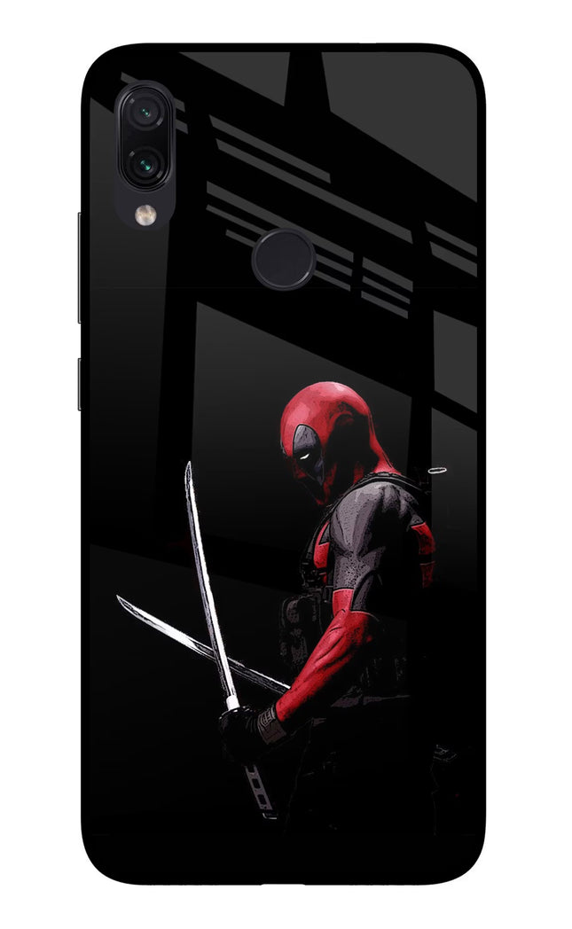 Deadpool Redmi Note 7/7S/7 Pro Glass Case Back Cover by Casekaro