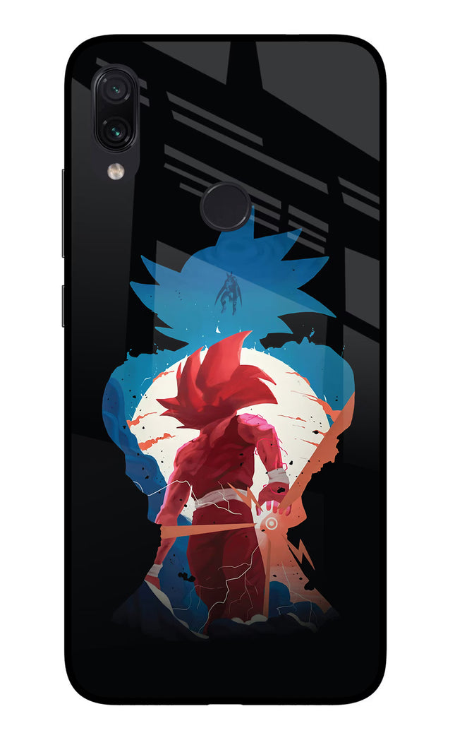 Goku Redmi Note 7/7S/7 Pro Glass Case Back Cover by Casekaro