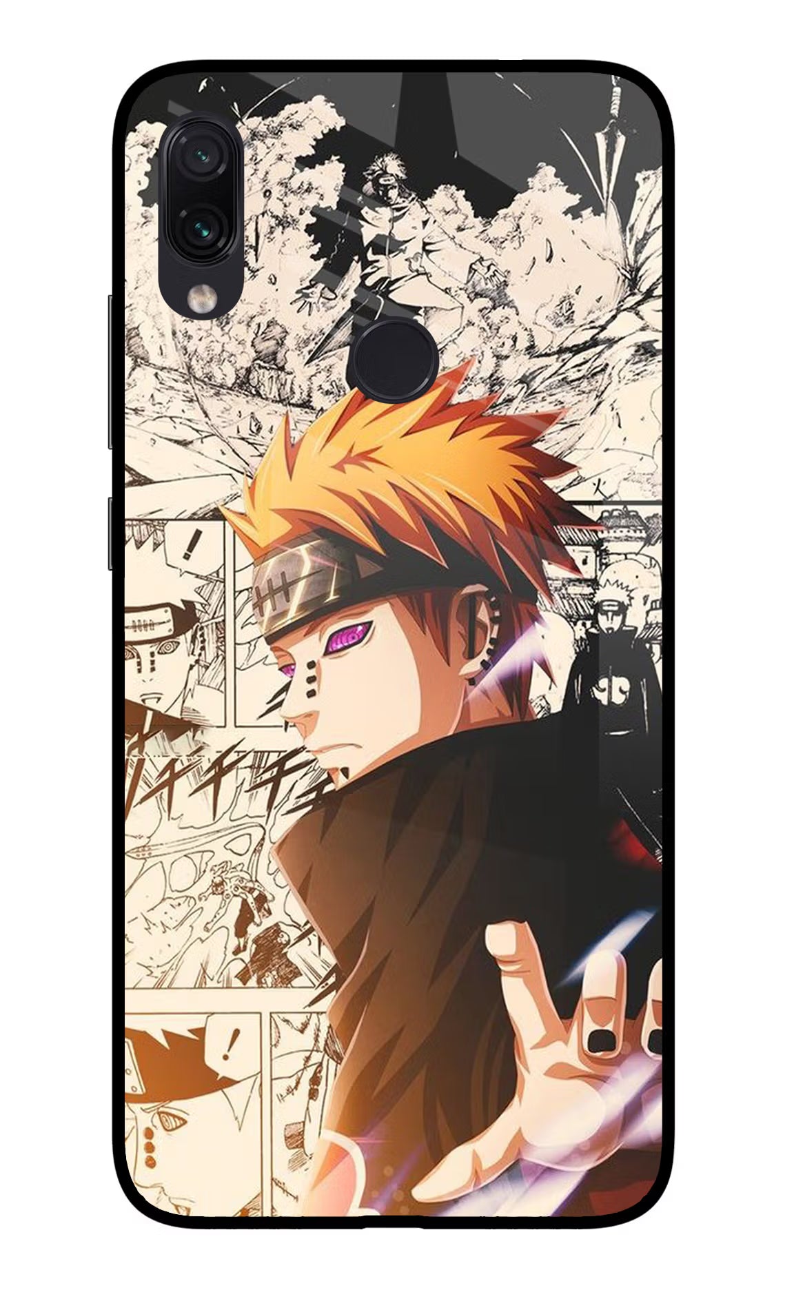Pain Anime Redmi Note 7/7S/7 Pro Glass Case Back Cover by Casekaro