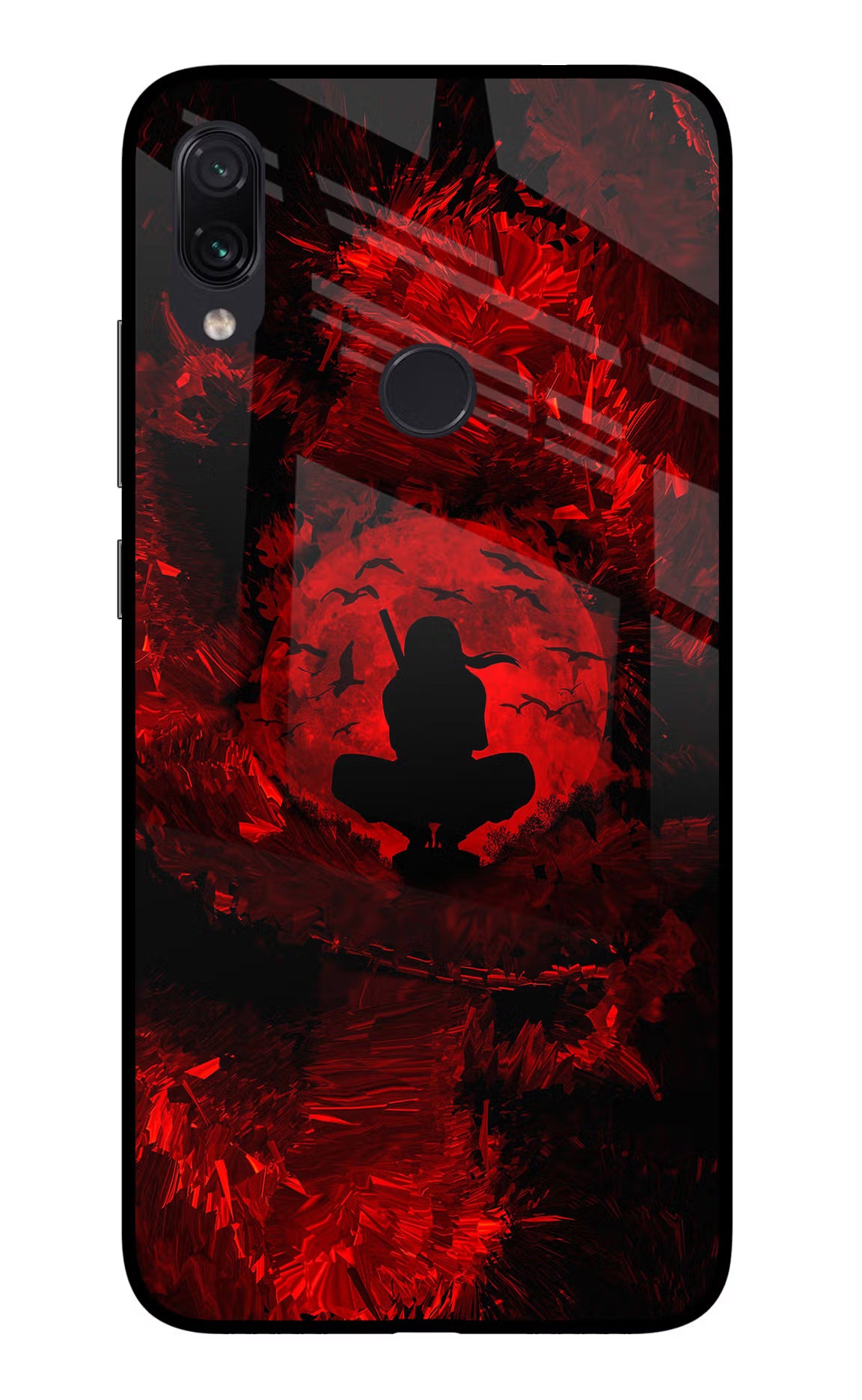 Itachi Uchiha Redmi Note 7/7S/7 Pro Glass Case Back Cover by Casekaro