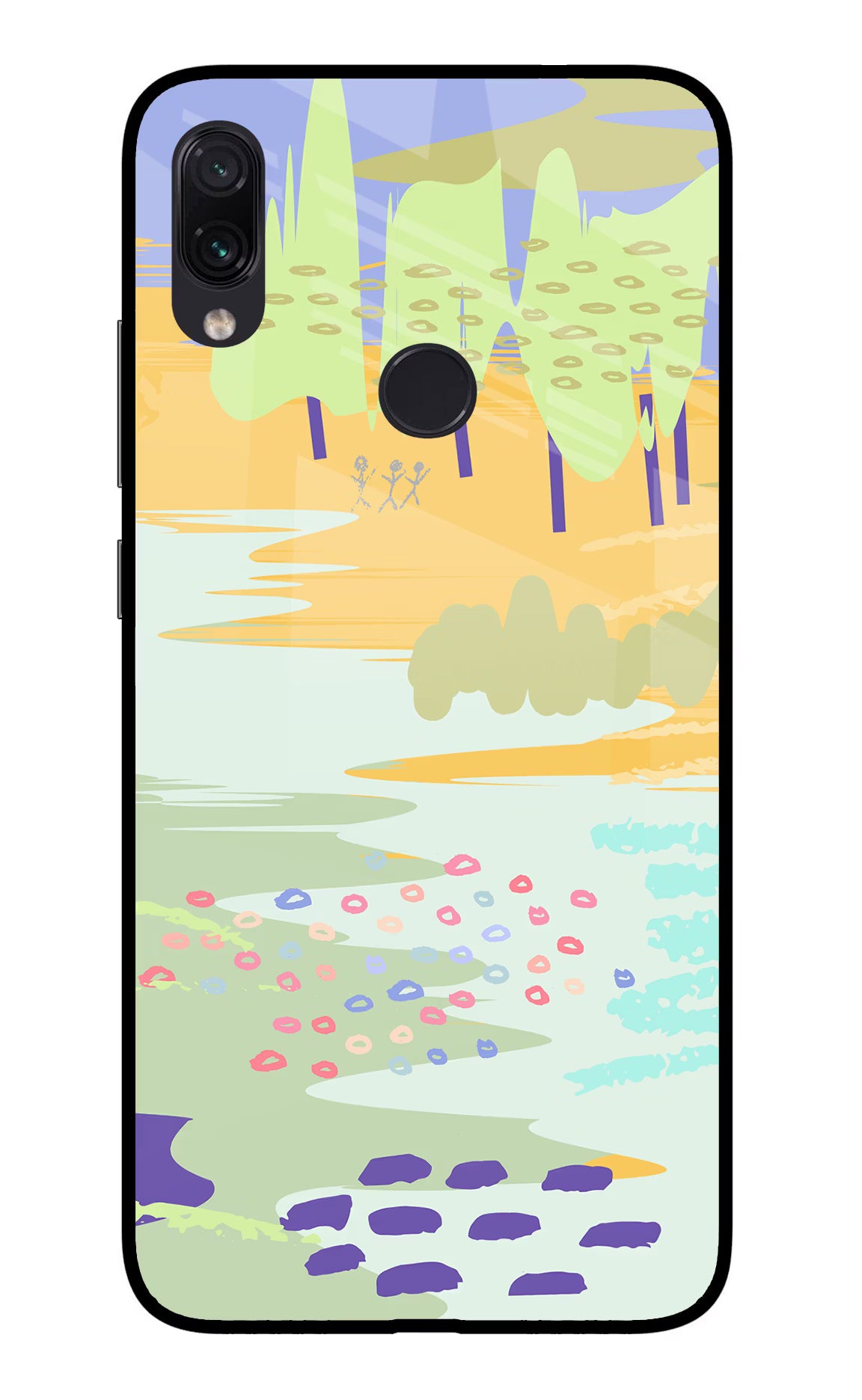 Scenery Redmi Note 7/7S/7 Pro Glass Case Back Cover by Casekaro