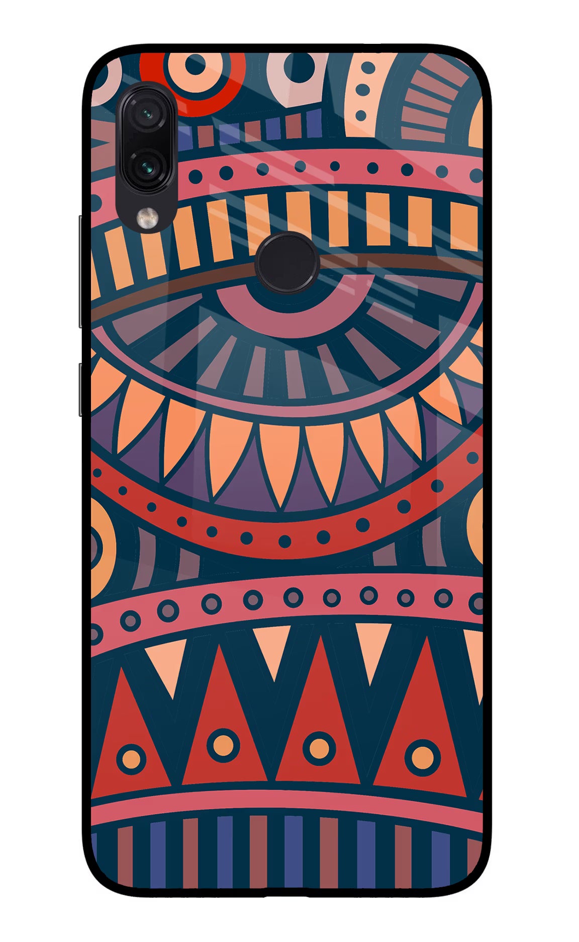 African Culture Design Redmi Note 7/7S/7 Pro Glass Case Back Cover by Casekaro