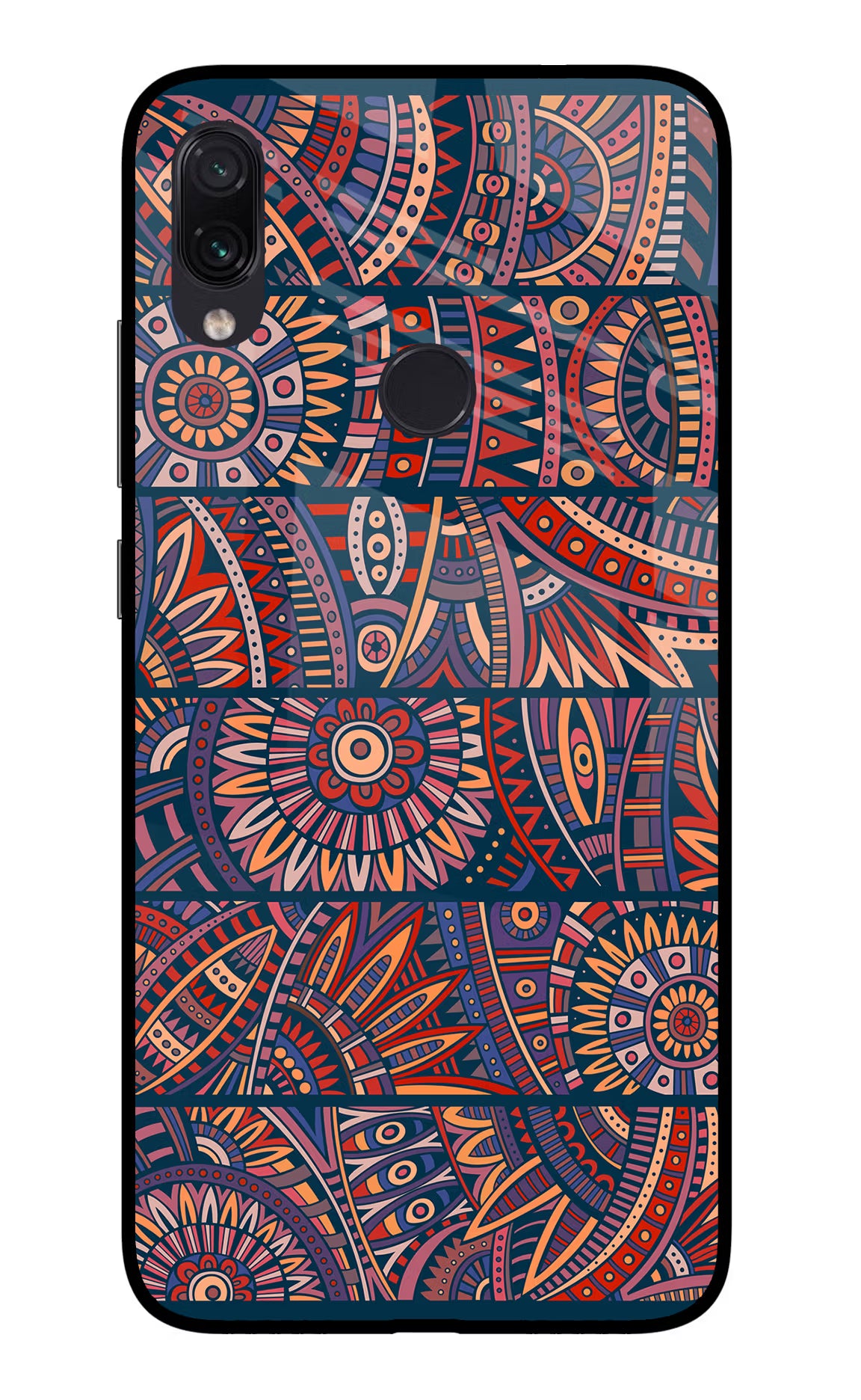 African Culture Design Redmi Note 7/7S/7 Pro Glass Case Back Cover by Casekaro
