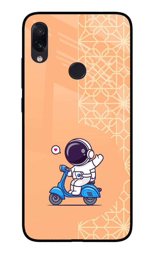 Cute Astronaut Riding Redmi Note 7/7S/7 Pro Glass Case