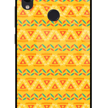 Tribal Pattern Redmi Note 7/7S/7 Pro Glass Case Back Cover by Casekaro