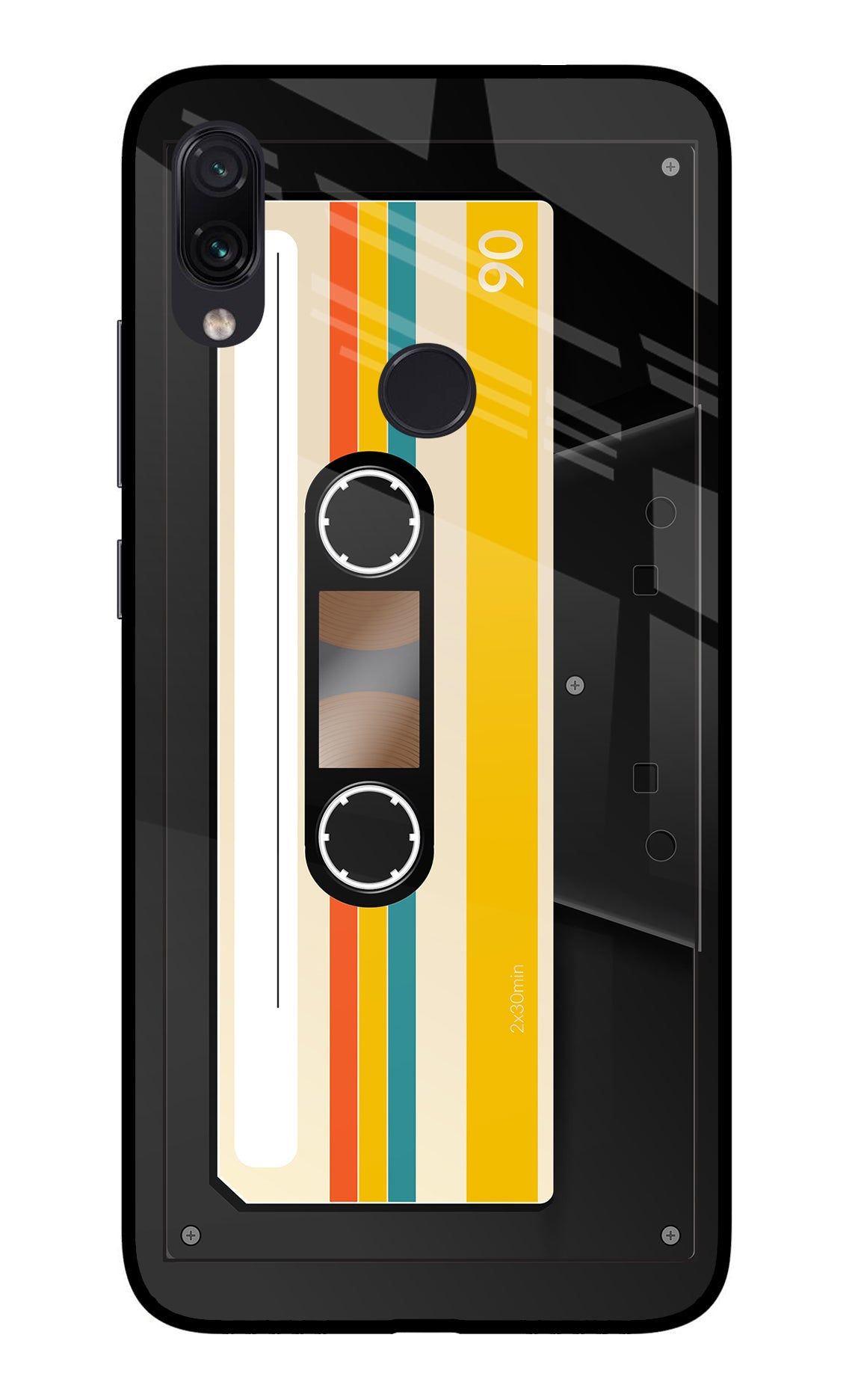 Tape Cassette Redmi Note 7/7S/7 Pro Glass Case