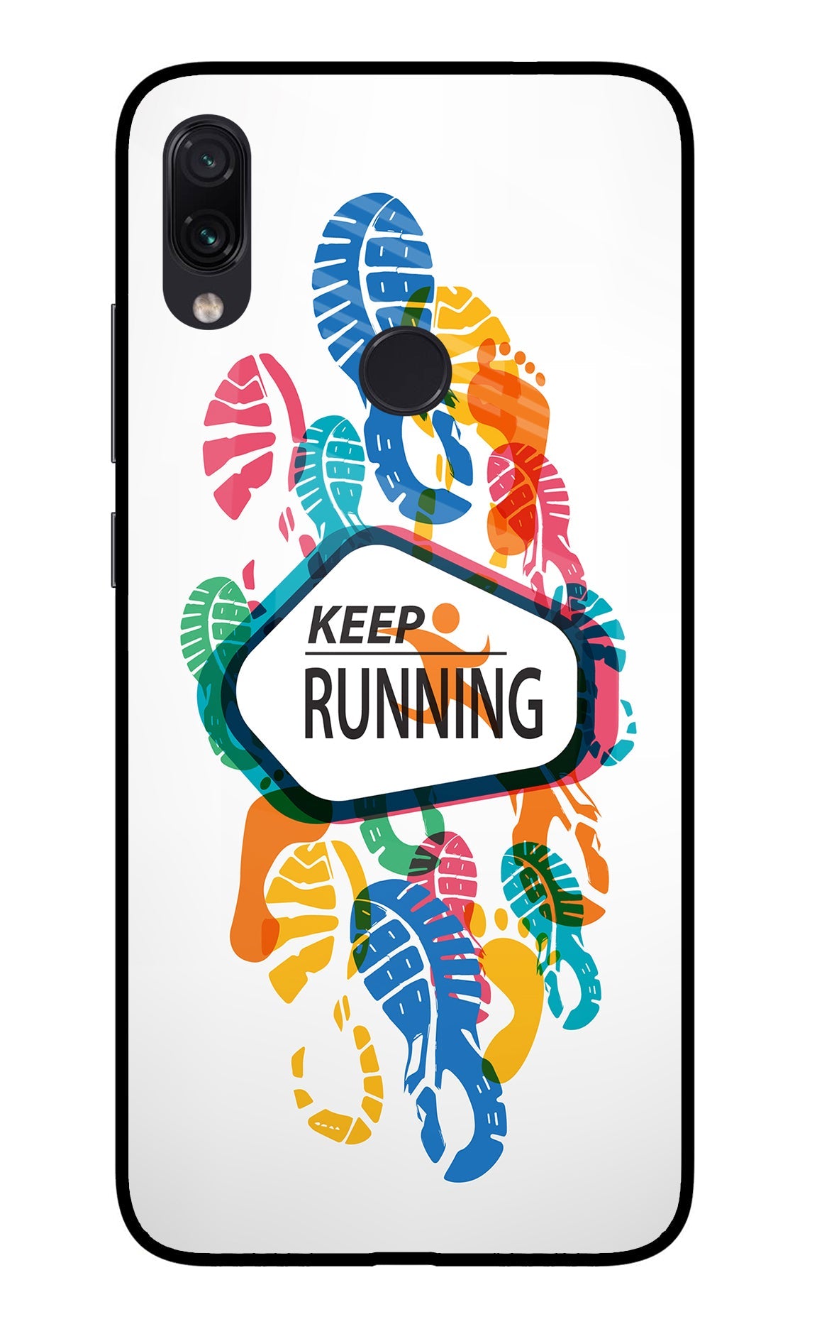 Keep Running Redmi Note 7/7S/7 Pro Glass Case