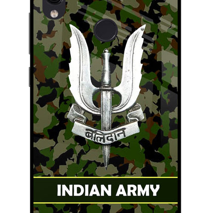 Balidan Indian Logo Redmi Note 7/7S/7 Pro Glass Case Back Cover by Casekaro