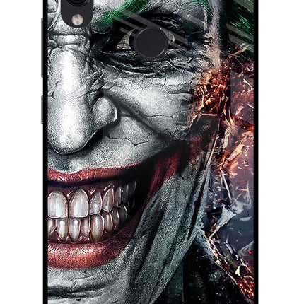 Joker Cam Redmi Note 7/7S/7 Pro Glass Case Back Cover by Casekaro