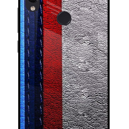 BMW Stripes Redmi Note 7/7S/7 Pro Glass Case Back Cover by Casekaro