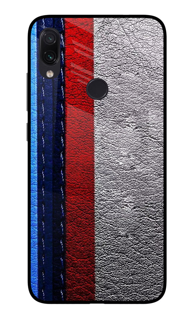 BMW Stripes Redmi Note 7/7S/7 Pro Glass Case Back Cover by Casekaro