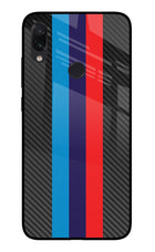 BMW Stripes Pattern Redmi Note 7/7S/7 Pro Glass Case