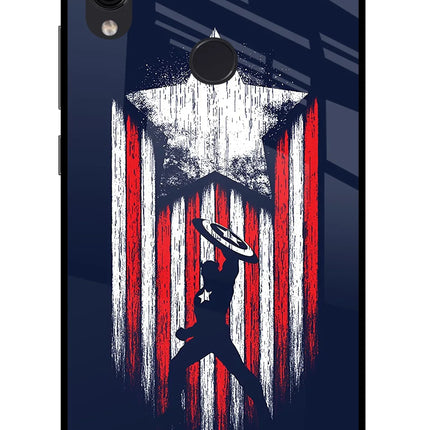 Captain America Marvel Art Redmi Note 7/7S/7 Pro Glass Case
