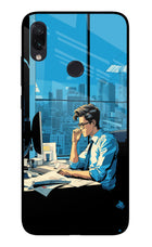Focused Hustler (AI Generated) Redmi Note 7/7S/7 Pro Glass Case
