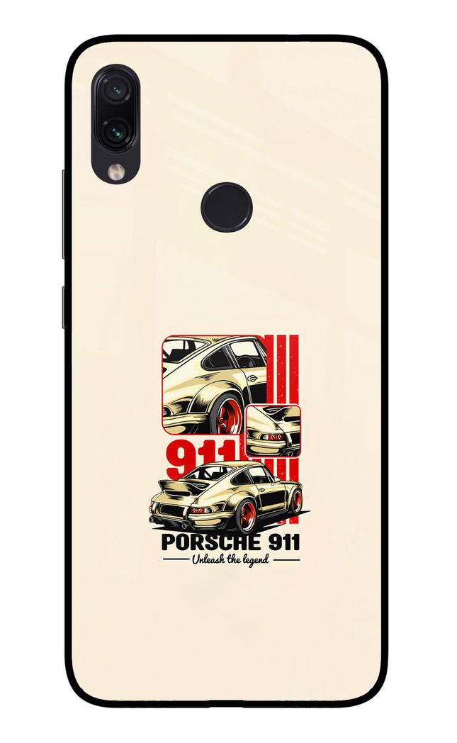 Classic Porsche 911 Redmi Note 7/7S/7 Pro Glass Case Back Cover by Casekaro