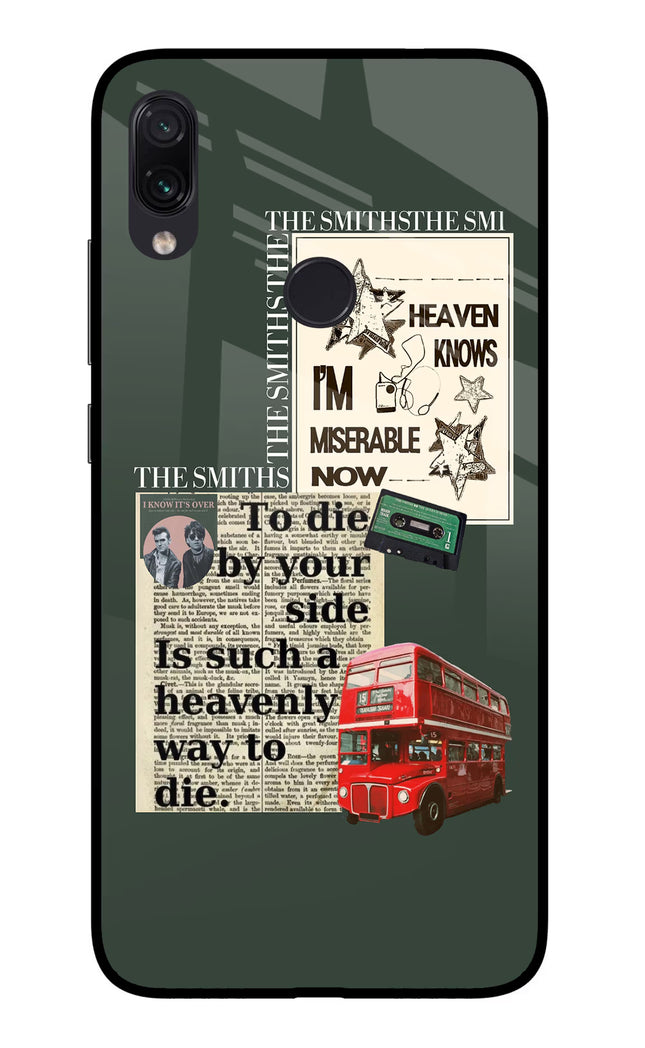 The Smiths Redmi Note 7/7S/7 Pro Glass Case Back Cover by Casekaro