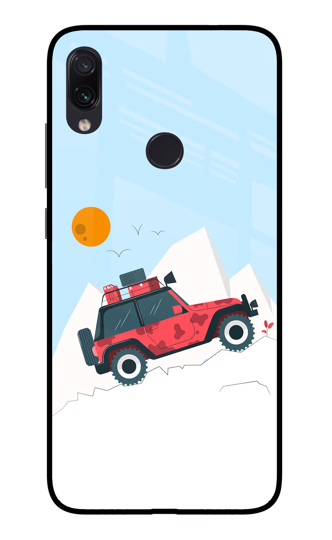 Mountain Trail Beast Redmi Note 7/7S/7 Pro Glass Case