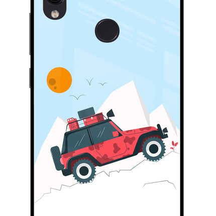 Mountain Trail Beast Redmi Note 7/7S/7 Pro Glass Case Back Cover by Casekaro