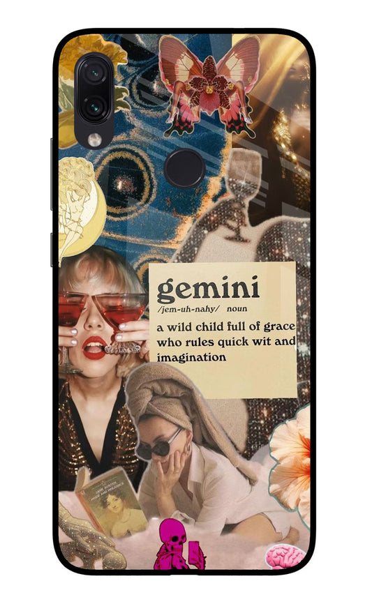 Gemini Zodiac Redmi Note 7/7S/7 Pro Glass Case