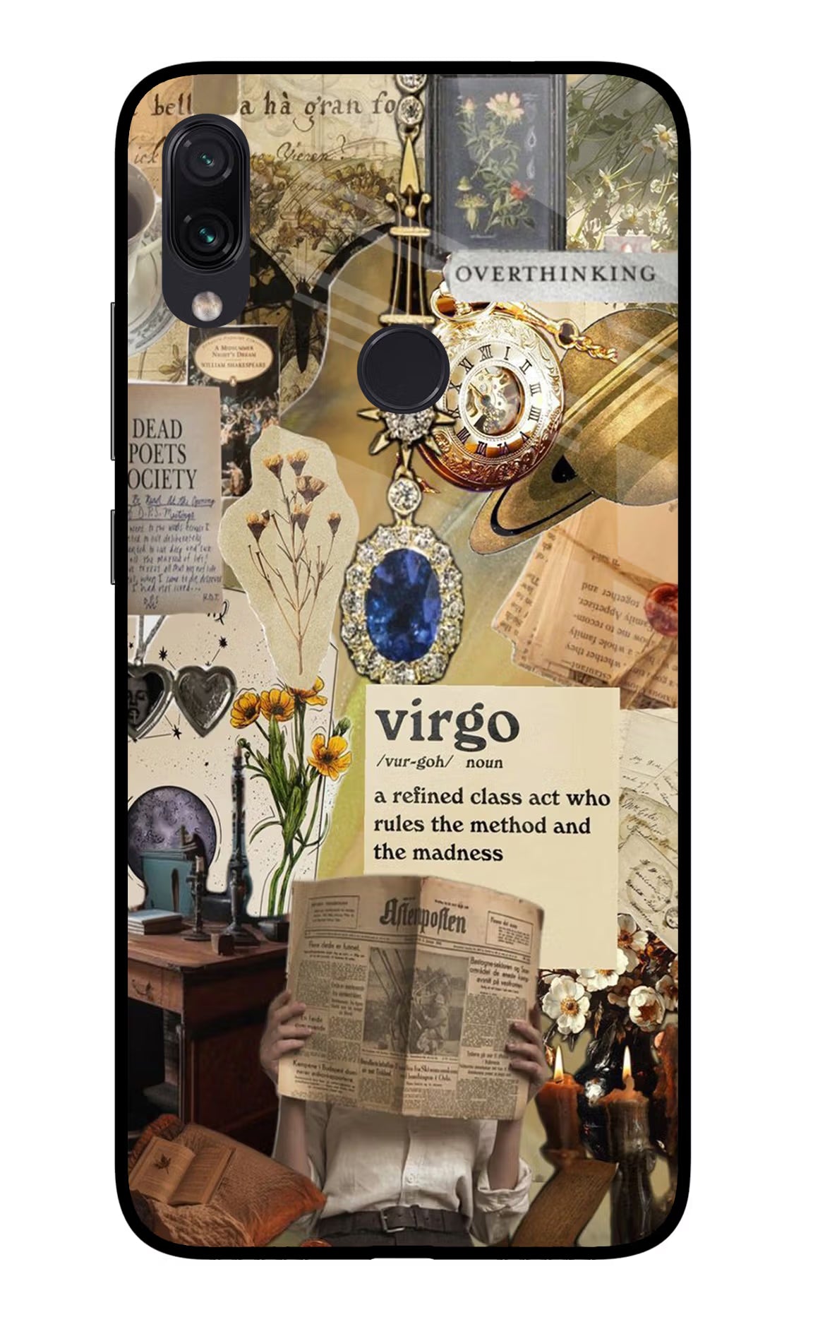Virgo Zodiac Redmi Note 7/7S/7 Pro Glass Case